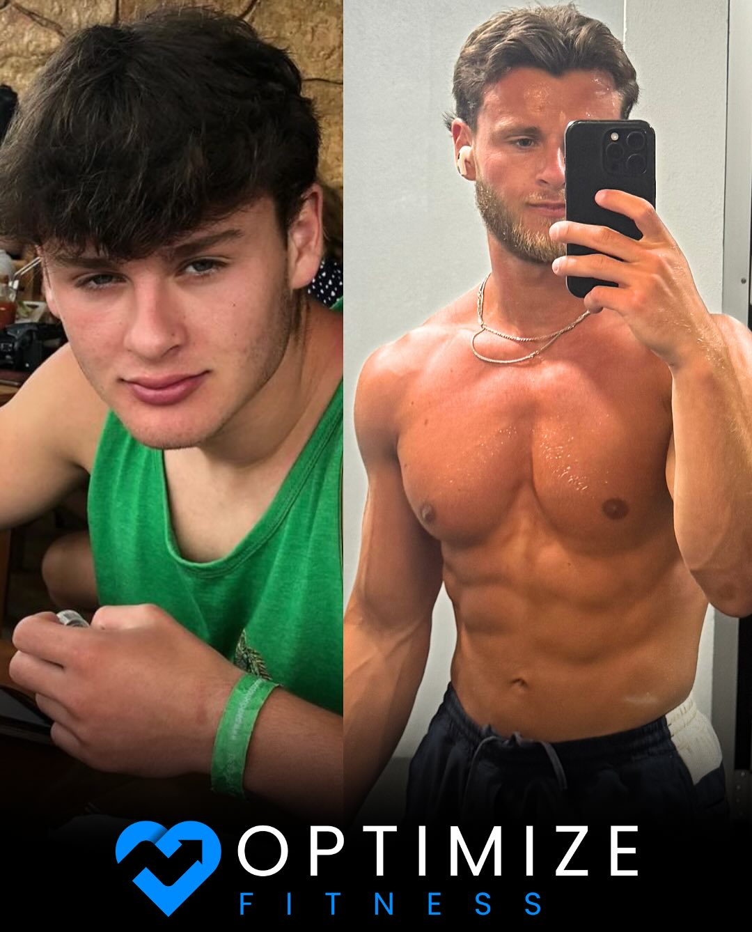 Before and after transformation
